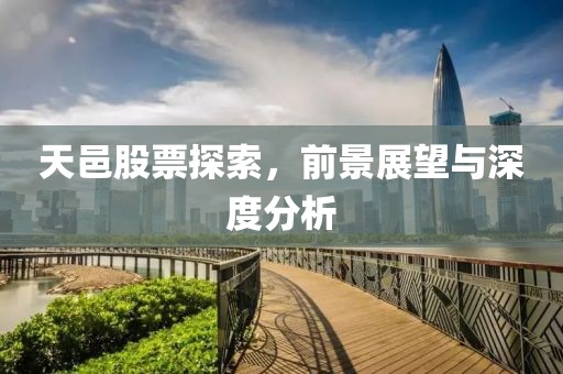 天邑股票探索，前景展望与深度分析