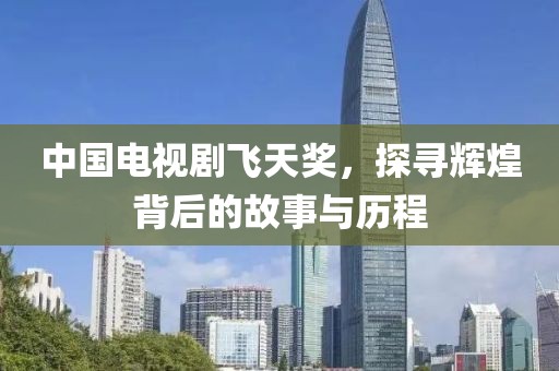 中国电视剧飞天奖，探寻辉煌背后的故事与历程
