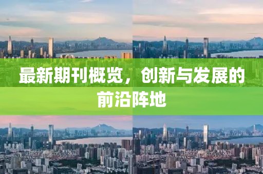 最新期刊概览，创新与发展的前沿阵地