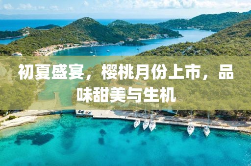 初夏盛宴，樱桃月份上市，品味甜美与生机