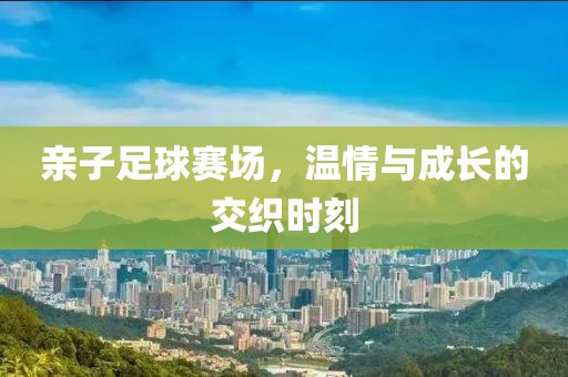 亲子足球赛场，温情与成长的交织时刻