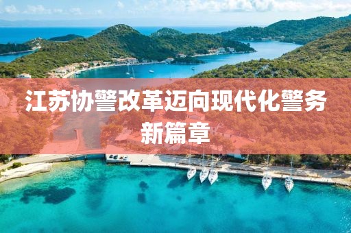 江苏协警改革迈向现代化警务新篇章