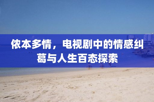 侬本多情，电视剧中的情感纠葛与人生百态探索