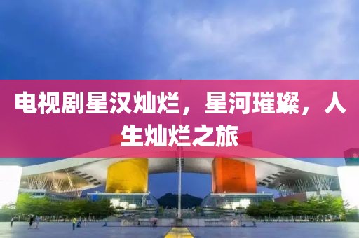 电视剧星汉灿烂，星河璀璨，人生灿烂之旅
