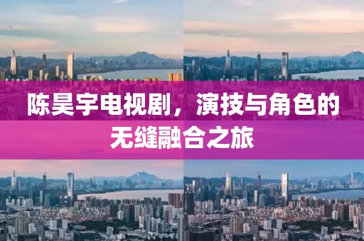 陈昊宇电视剧，演技与角色的无缝融合之旅