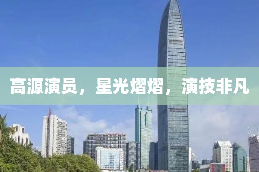 高源演员，星光熠熠，演技非凡