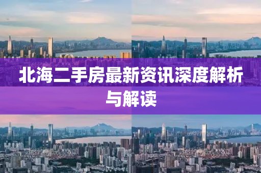 北海二手房最新资讯深度解析与解读