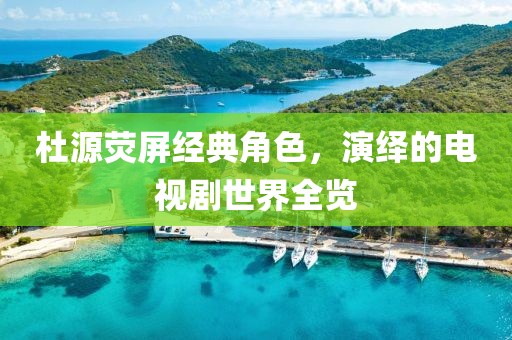 杜源荧屏经典角色，演绎的电视剧世界全览