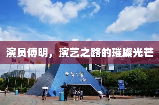 演员傅明，演艺之路的璀璨光芒