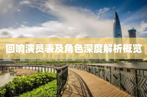 回响演员表及角色深度解析概览