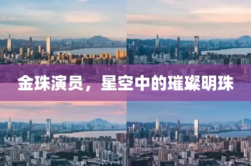 金珠演员，星空中的璀璨明珠