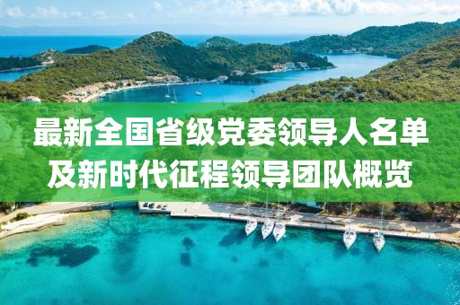 最新全国省级党委领导人名单及新时代征程领导团队概览