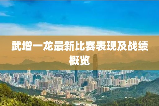 武增一龙最新比赛表现及战绩概览