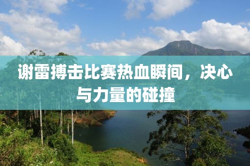 谢雷搏击比赛热血瞬间，决心与力量的碰撞
