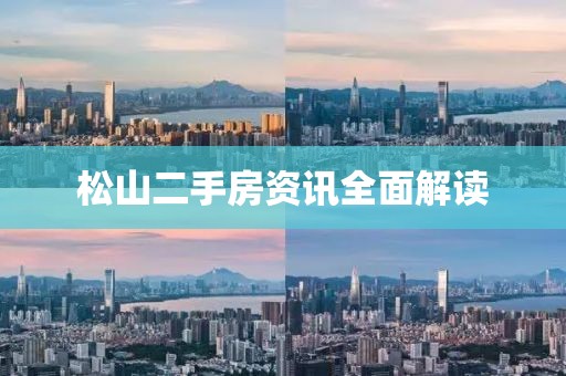 松山二手房资讯全面解读