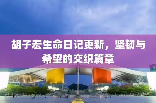 胡子宏生命日记更新，坚韧与希望的交织篇章