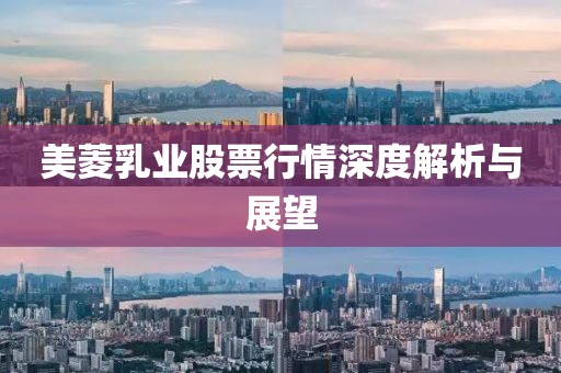 美菱乳业股票行情深度解析与展望