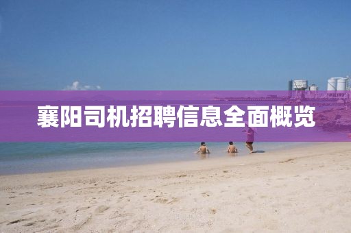 襄阳司机招聘信息全面概览