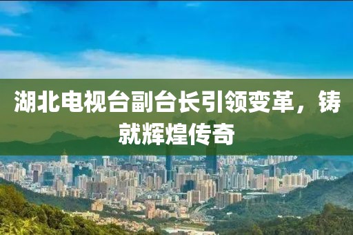湖北电视台副台长引领变革，铸就辉煌传奇