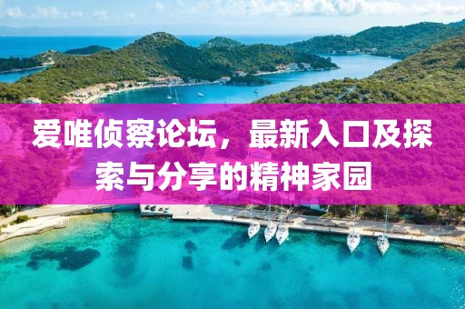 爱唯侦察论坛，最新入口及探索与分享的精神家园
