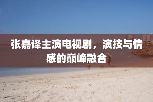 张嘉译主演电视剧，演技与情感的巅峰融合
