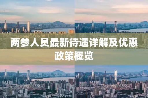 两参人员最新待遇详解及优惠政策概览