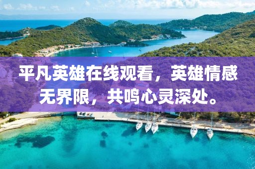 平凡英雄在线观看，英雄情感无界限，共鸣心灵深处。