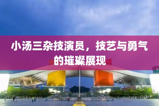 小汤三杂技演员，技艺与勇气的璀璨展现