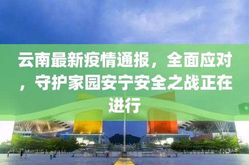 云南最新疫情通报，全面应对，守护家园安宁安全之战正在进行