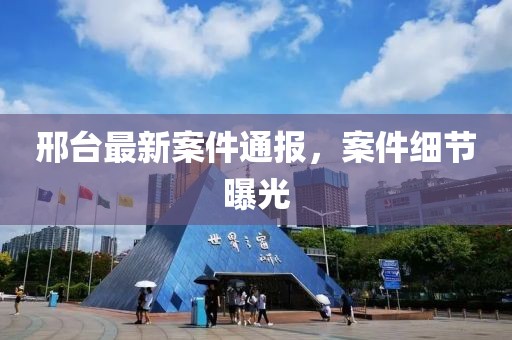 邢台最新案件通报，案件细节曝光