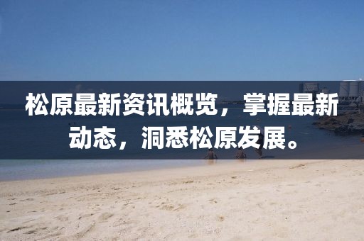 松原最新资讯概览，掌握最新动态，洞悉松原发展。