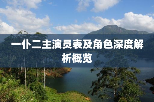 一仆二主演员表及角色深度解析概览