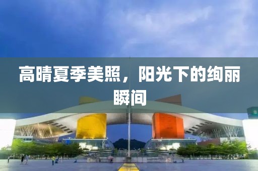 高晴夏季美照，阳光下的绚丽瞬间