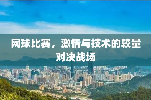 网球比赛，激情与技术的较量对决战场