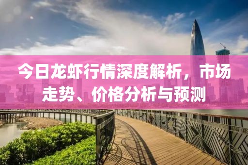 今日龙虾行情深度解析，市场走势、价格分析与预测