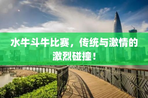 水牛斗牛比赛，传统与激情的激烈碰撞！