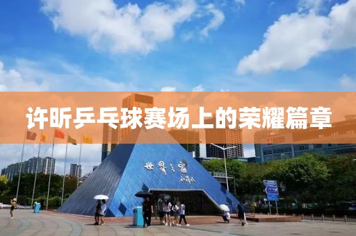 许昕乒乓球赛场上的荣耀篇章