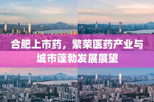 合肥上市药，繁荣医药产业与城市蓬勃发展展望