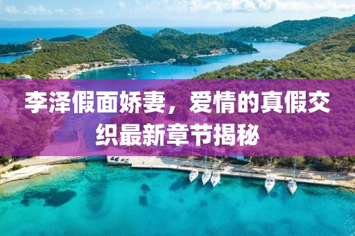 李泽假面娇妻，爱情的真假交织最新章节揭秘