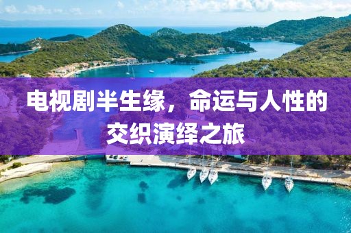 电视剧半生缘，命运与人性的交织演绎之旅