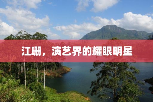江珊，演艺界的耀眼明星