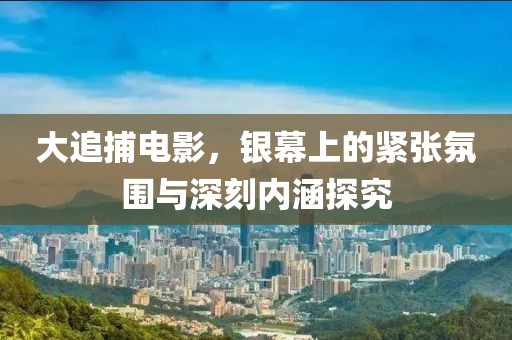 大追捕电影，银幕上的紧张氛围与深刻内涵探究