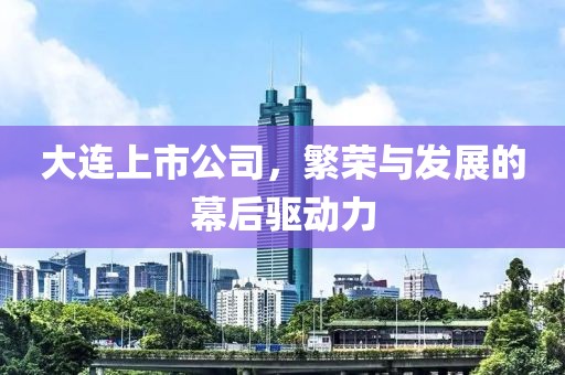 大连上市公司，繁荣与发展的幕后驱动力