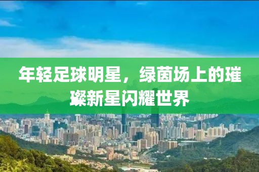 年轻足球明星，绿茵场上的璀璨新星闪耀世界