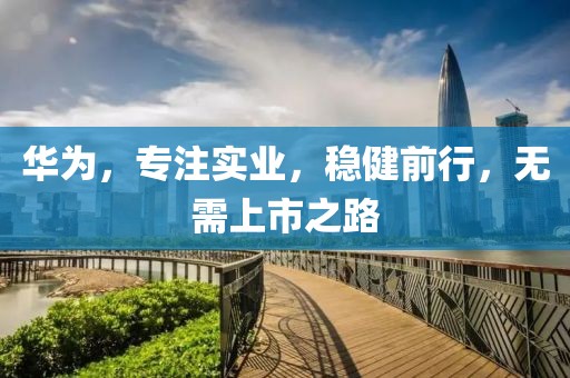 华为，专注实业，稳健前行，无需上市之路