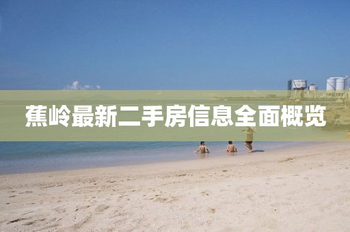 蕉岭最新二手房信息全面概览