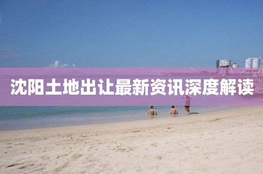 沈阳土地出让最新资讯深度解读