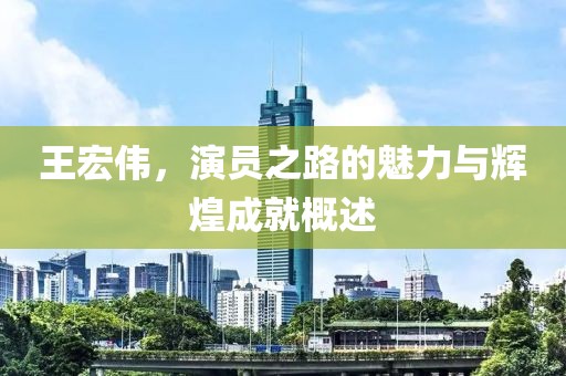 王宏伟，演员之路的魅力与辉煌成就概述