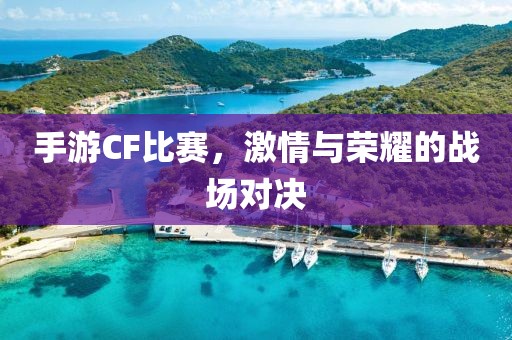 手游CF比赛，激情与荣耀的战场对决