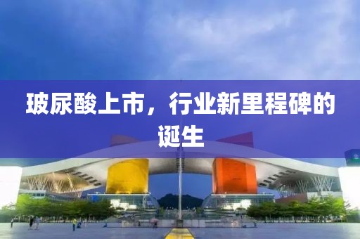 玻尿酸上市，行业新里程碑的诞生